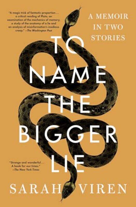 

To Name The Bigger Lie By Viren Sarah - Paperback