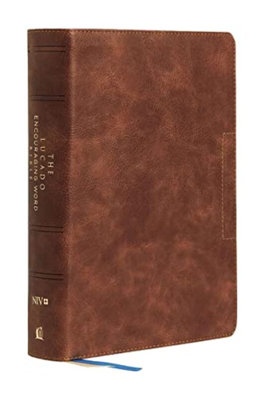 NIV, Lucado Encouraging Word Bible, Leathersoft, Brown, Comfort Print: Holy Bible, New International , Paperback by Lucado, Max