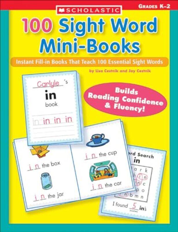 

100 Sight Word Mini Bks Instant Fill In By Mini Bks - Paperback