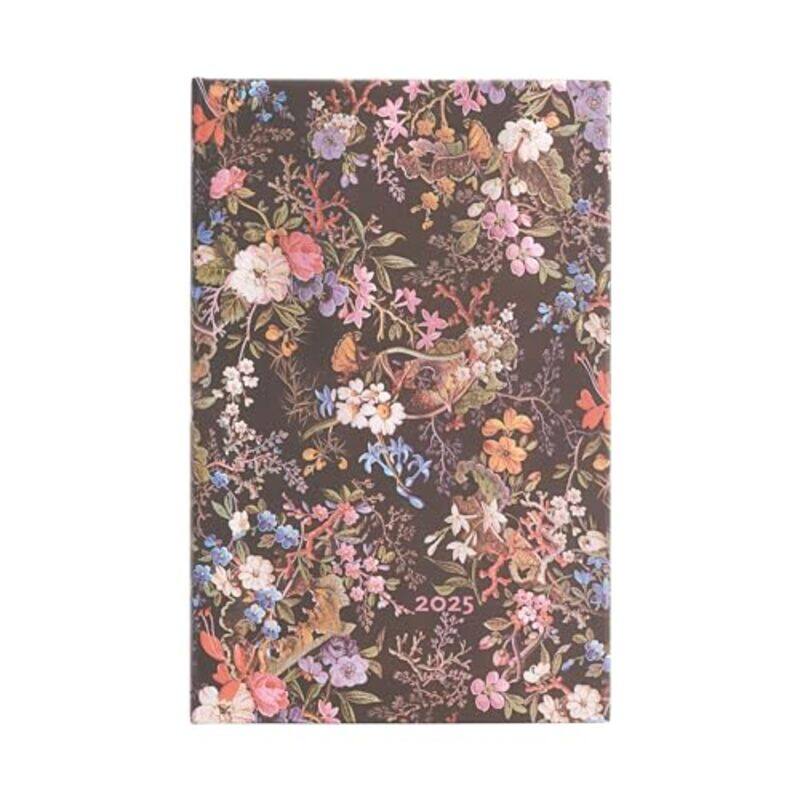 

Floralia William Kilburn Maxi 12month Vertical Hardback Dayplanner 2025 Elastic Band Closure by Allan BurnettScoular Anderson-Hardcover