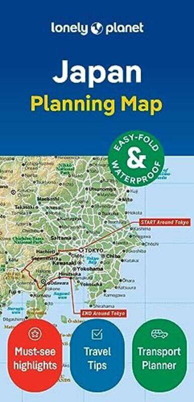 

Lonely Planet Japan Planning Map by Lonely Planet -Paperback