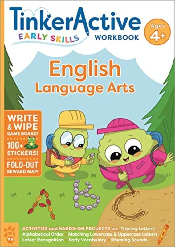 

TinkerActive Early Skills English Language Arts Workbook Ages 4 , Paperback by Kate Avino