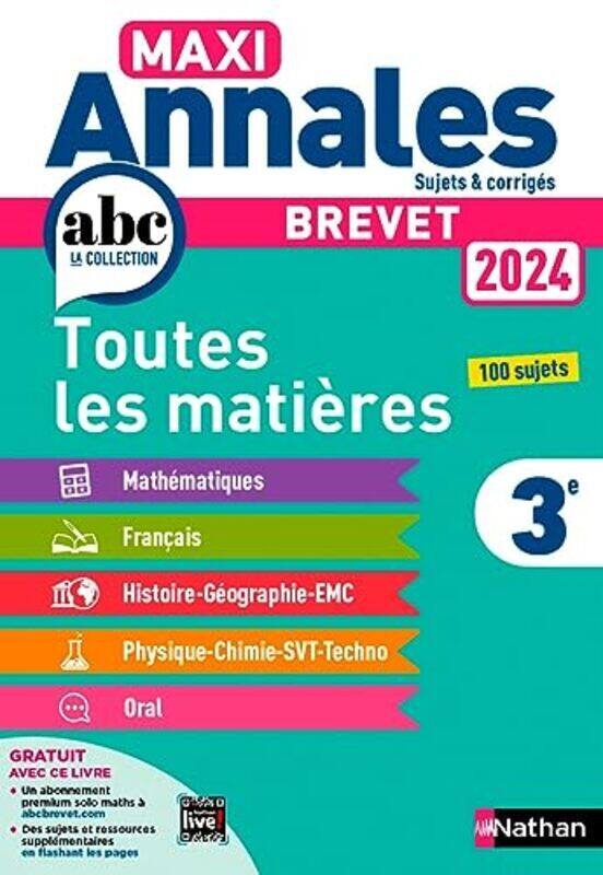 

Maxi Annales Brevet 2024 Corrige By Feugerebouhours Paperback
