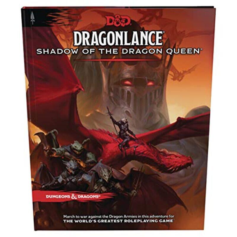 

Dragonlance Shadow of the Dragon Queen Dungeons and Dragons Adventure Book by Wizards RPG Team-Hardcover