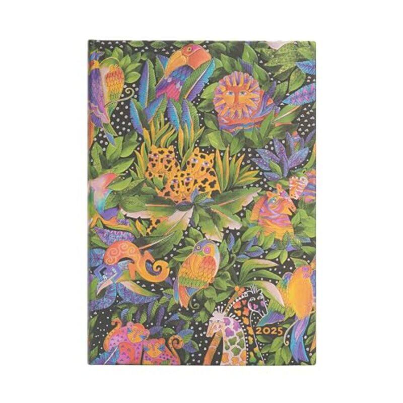 

Jungle Song Whimsical Creations Midi 12month Verso Hardback Dayplanner 2025 Elastic Band Closure by Bryant KarenCGP Books-Hardcover