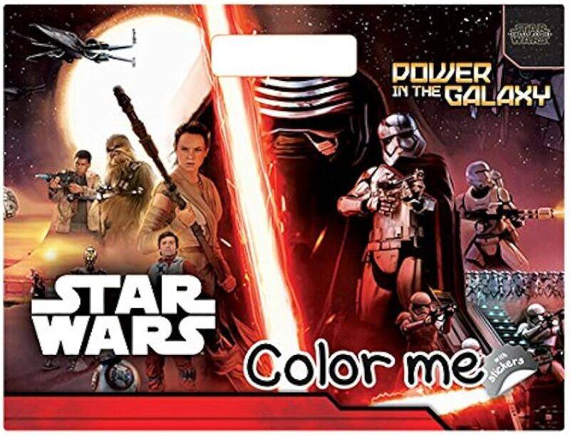 

The Force Awakens Color Me With Stickers by Disney..Paperback