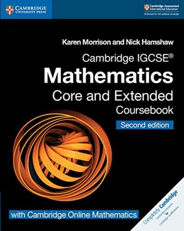 

Cambridge Igcse R Mathematics Core And Extended Coursebook With Cdrom And Igcse Mathematics Onlin by Karen Morrison Paperback