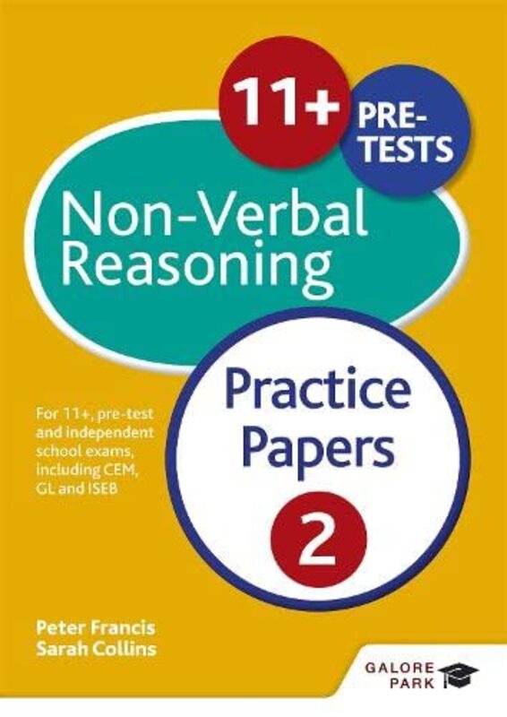 11+ Nonverbal Reasoning Practice Papers 2 By Peter Francis Paperback