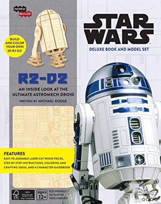 

IncrediBuilds: Star Wars: R2-D2 Deluxe Book and Model Set, Hardcover, By: Michael Kogge