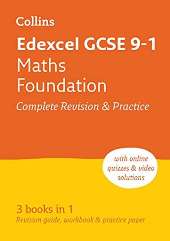 

Edexcel GCSE 91 Maths Foundation AllinOne Complete Revision and Practice by Collins GCSE-Paperback