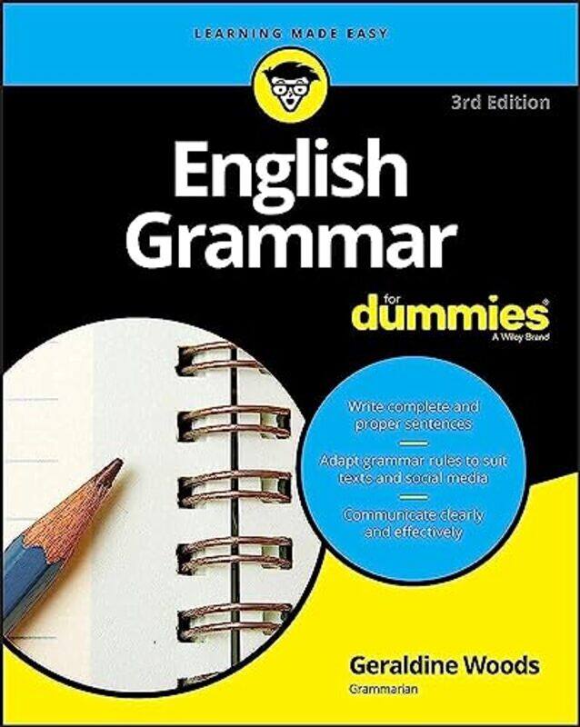 

English Grammar For Dummies by Geraldine New York, New York Woods-Paperback