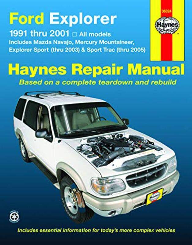 

Ford Explorer Mazda Navajo Mercury Mountaineer 91 05 by Haynes Publishing-Paperback