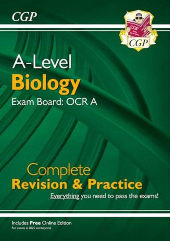 

New Alevel Biology Ocr A Year 1 And 2 Complete Revision And Practice Wonline Ed For Exams From 2025, Paperback by CGP Books - CGP Books
