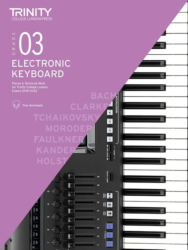 

Trinity College London Electronic Keyboard Exam Pieces & Technical Work 2019-2022, Sheet Music, By: Trinity College London Press