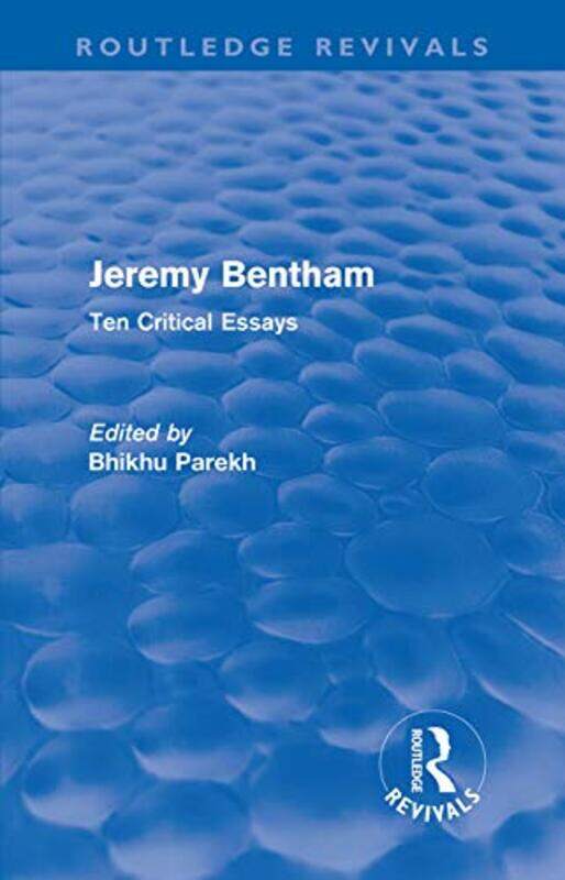 

Jeremy Bentham by Bhikhu Parekh-Paperback