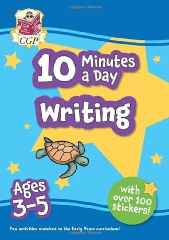 

New 10 Minutes a Day Writing for Ages 35 with reward stickers by CGP Books - CGP Books Paperback