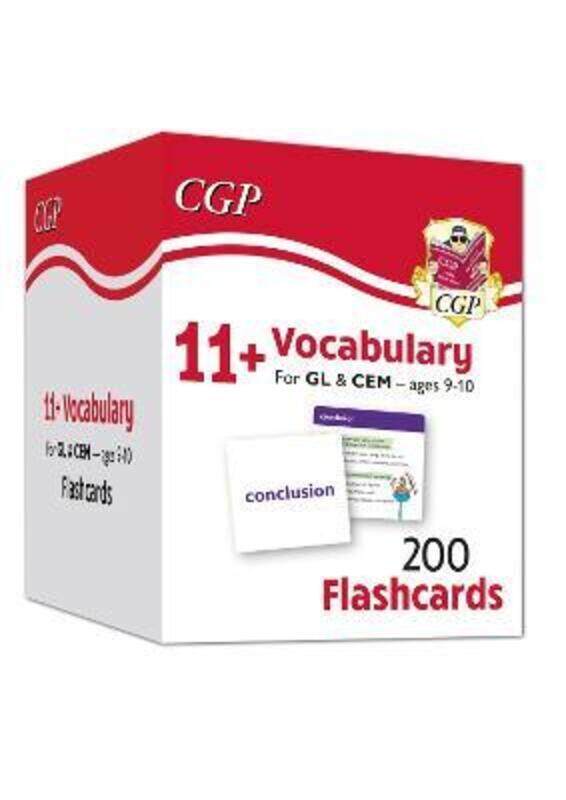 

New 11+ Vocabulary Flashcards - Ages 9-10,Paperback, By:Books, CGP - Books, CGP