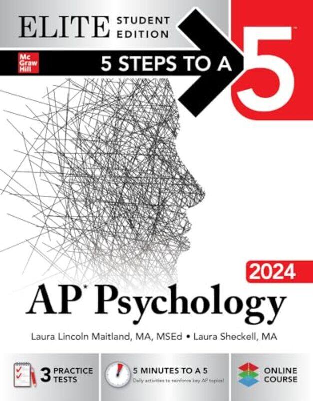 

5 Steps to a 5 AP Psychology 2024 Elite Student Edition by Laura Lincoln MaitlandLaura Sheckell-Paperback