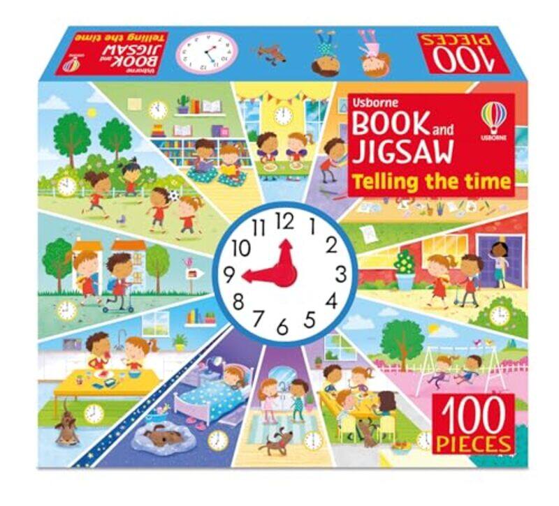 

Usborne Book and Jigsaw Telling the Time by Phil Wang-Paperback