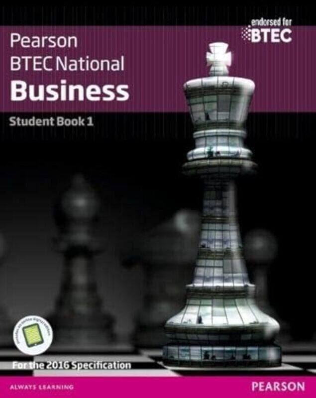 

Btec Nationals Business Student Book 1 Activebook For The 2016 Specifications By Phillips Jenny - Coupland-Smith Helen - Richards Catherine - Smith J