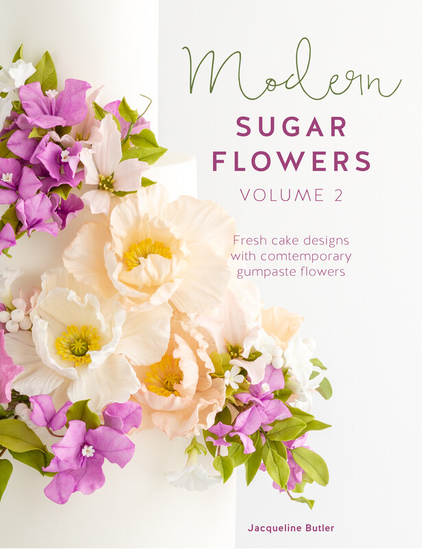 

Modern Sugar Flowers Volume 2: Fresh cake designs with contemporary gumpaste flowers, Hardcover Book, By: Jacqueline Butler