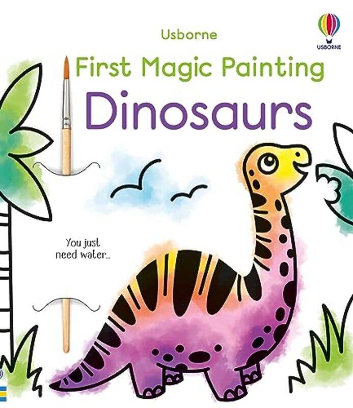 

First Magic Painting Dinosaurs By Abigail Wheatley Paperback