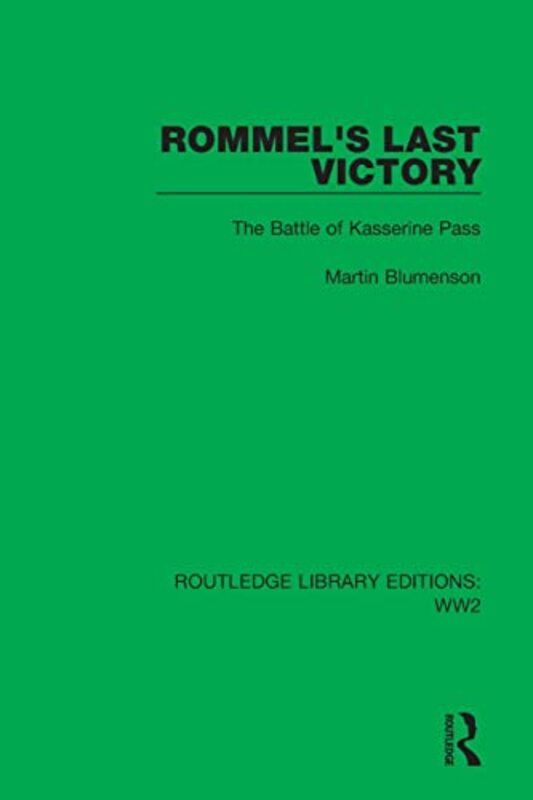 Rommels Last Victory , Paperback by Martin Blumenson