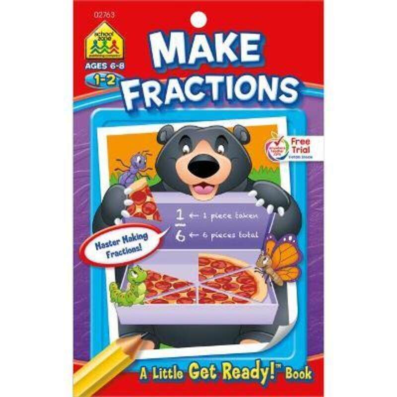 

Make Fractions Little Get Ready! Book.paperback,By :School Zone