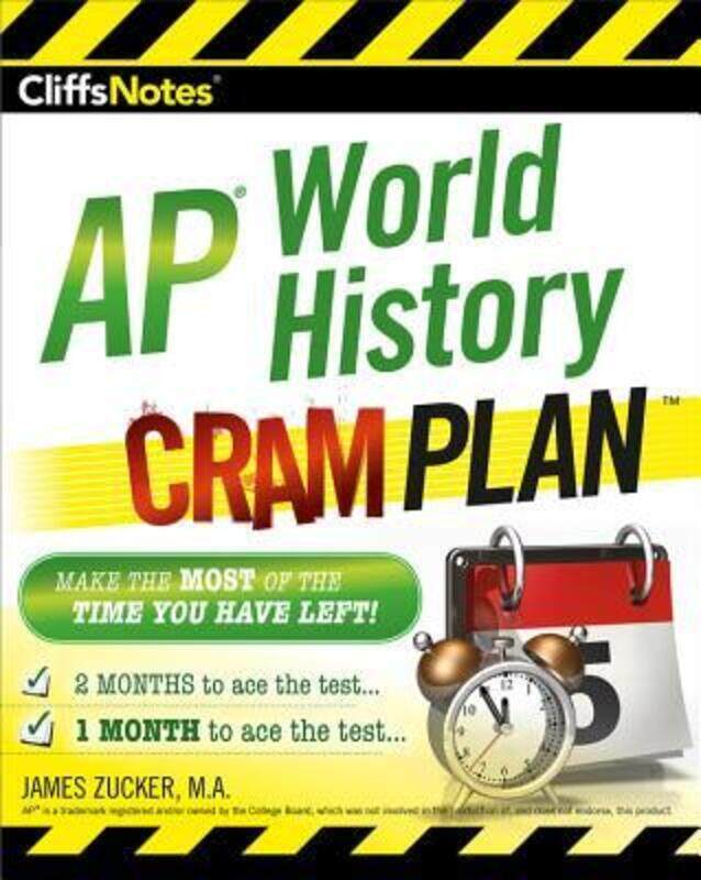 

CliffsNotes AP World History History Cram Plan.paperback,By :Zucker, James