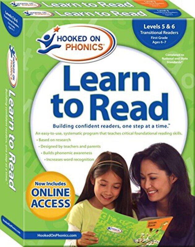 

Hooked On Phonics Learn To Read Levels 5&6 Complete Transitional Readers First Grade Ages 67 By Hooked on Phonics Paperback