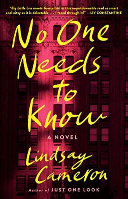 

No One Needs to Know by Lindsay Cameron-Paperback