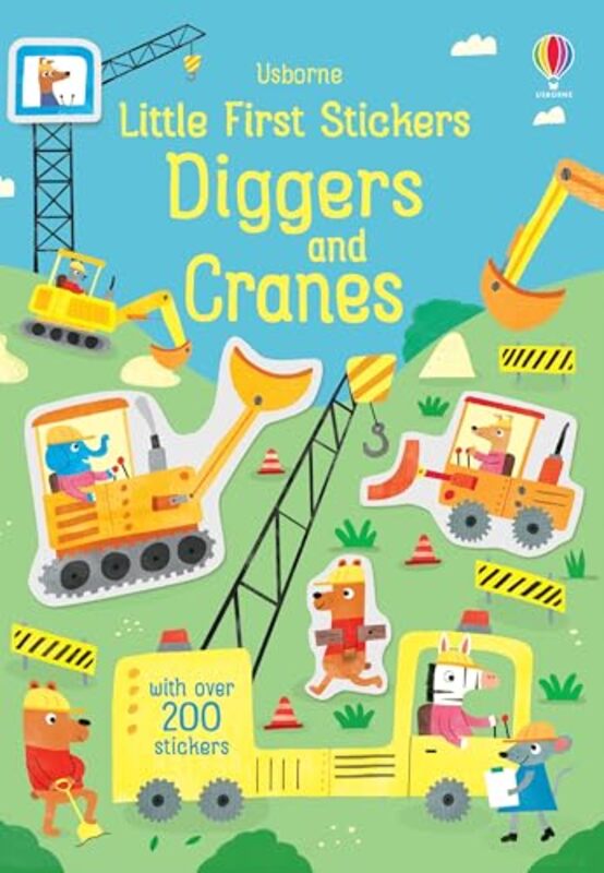 Little First Stickers Diggers and Cranes by Rev Daniel Chesbro-Paperback