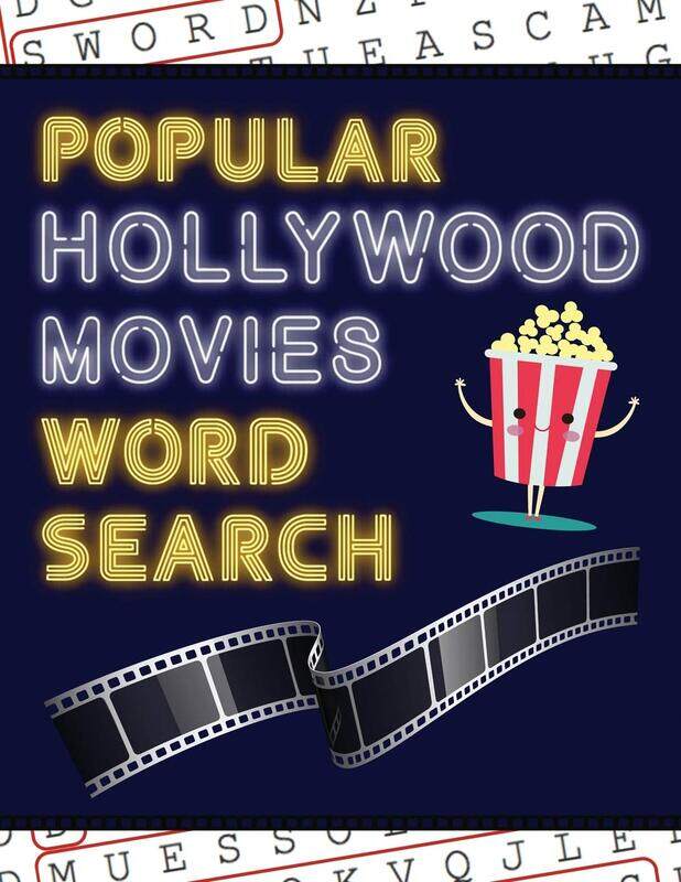 

Popular Hollywood Movies Word Search: 50+ Film Puzzles - With Movie Pictures - Have Fun Solving Thes