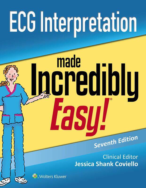 

ECG Interpretation Made Incredibly Easy, Paperback Book, By: Jessica Shank Coviello