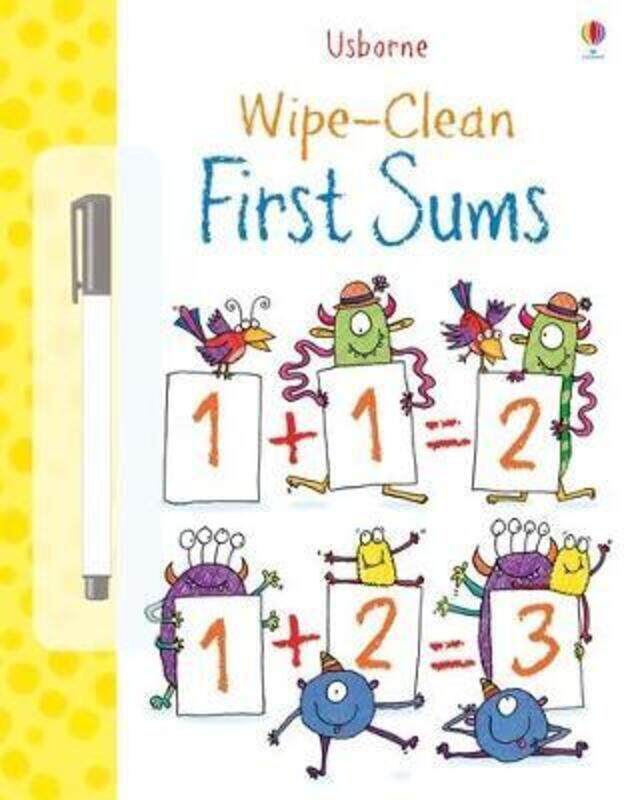 

Wipe Clean: First Sums (Usborne Wipe Clean Books).paperback,By :Jessica Greenwell