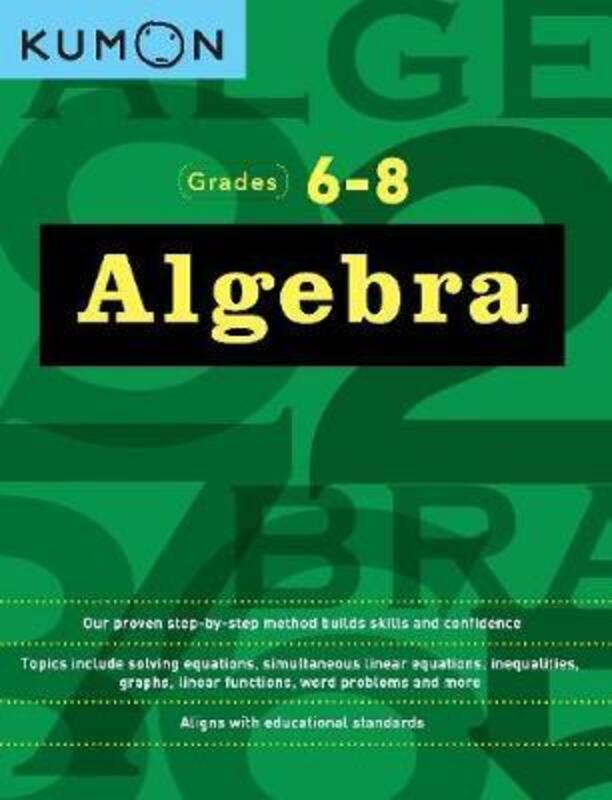 Algebra Workbook,Paperback, By:Kumon