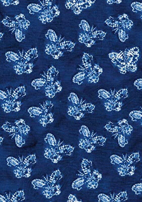 

Shibori Indigo Butterflies Dotted Paperback Journal by Garcia Loaeza-Paperback