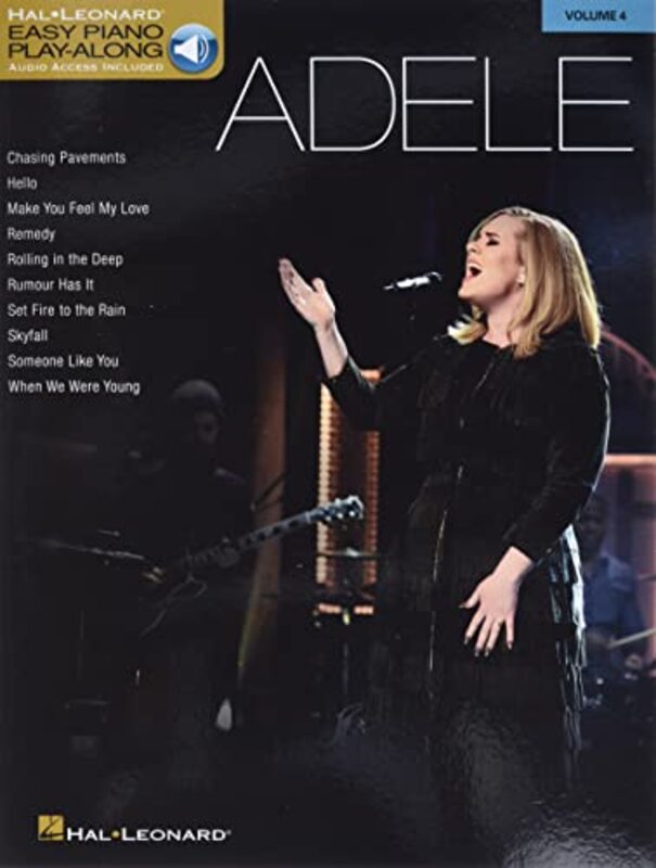 Adele: Easy Piano Play-Along Volume 4,Paperback by Adele