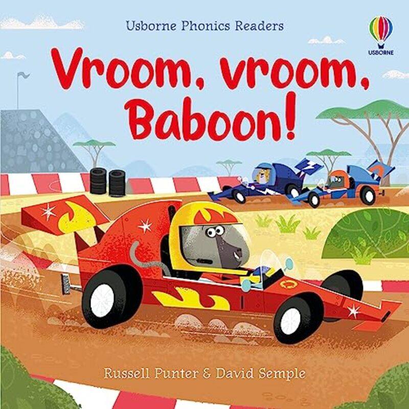 

Vroom Vroom Baboon! by Usborne Paperback