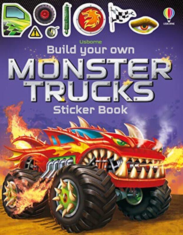 

Build Your Own Monster Trucks Sticker Book by Dr Karen University of Queensland Australia Sullivan-Paperback