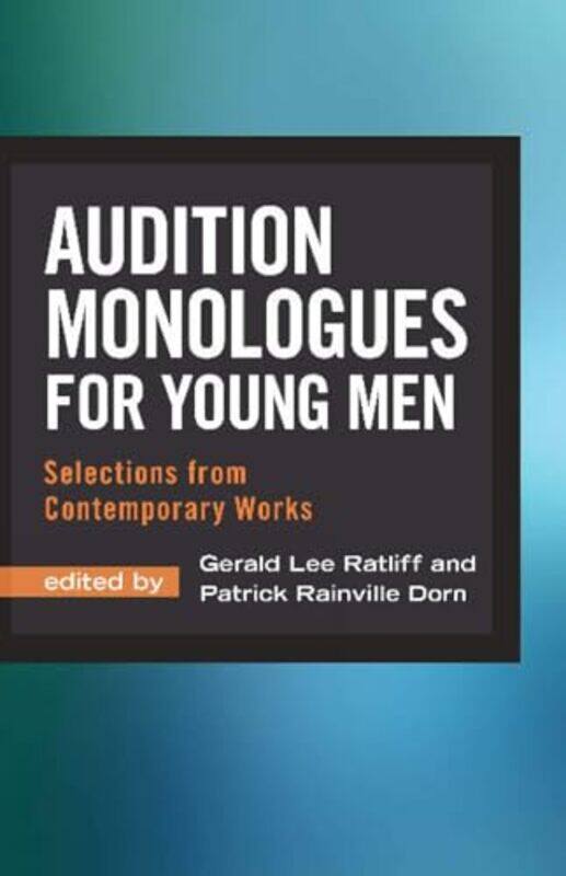 

Audition Monologues for Young Men by Benjamin E Temple University School of Pharmacy Philadelphia PA USA Blass-Paperback