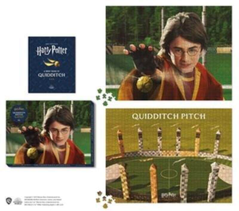 

Harry Potter Quidditch Match 2-in-1 Double-Sided 1000-Piece Puzzle,Paperback, By:Lemke, Donald