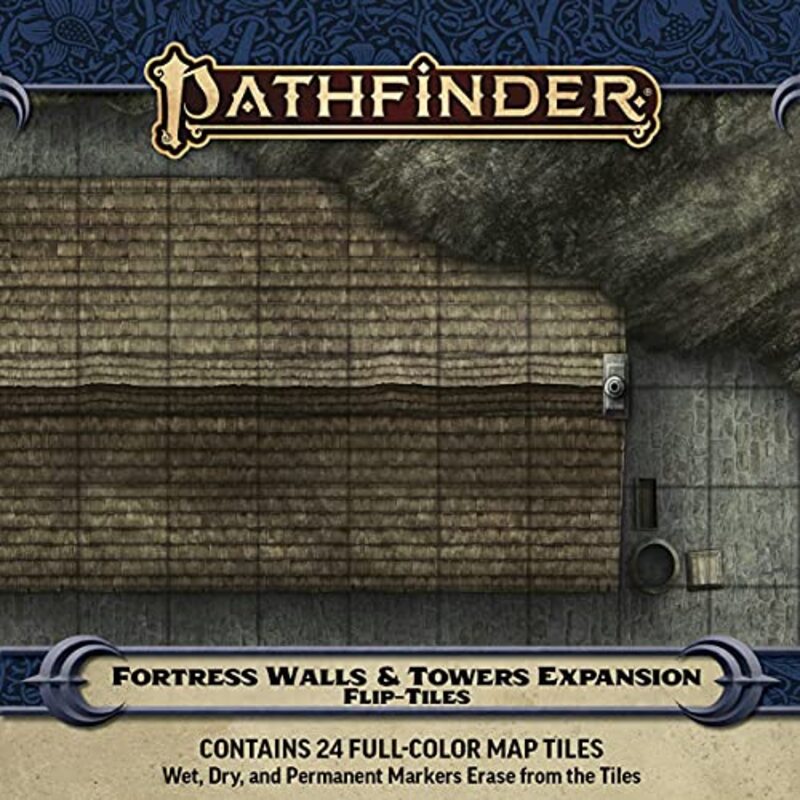Pathfinder Flip-Tiles: Fortress Walls & Towers Expansion , Paperback by Jason A. Engle