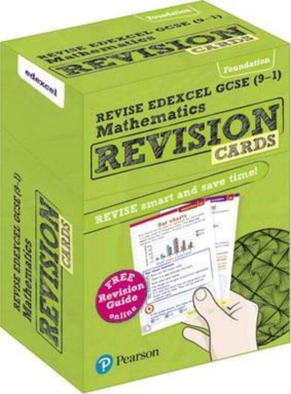 

Pearson Revise Edexcel Gcse (9-1) Maths Foundation Revision Cards: (With Free Online Revision Guide) for Home Learning, 2021 Assessments and 2022 Exam