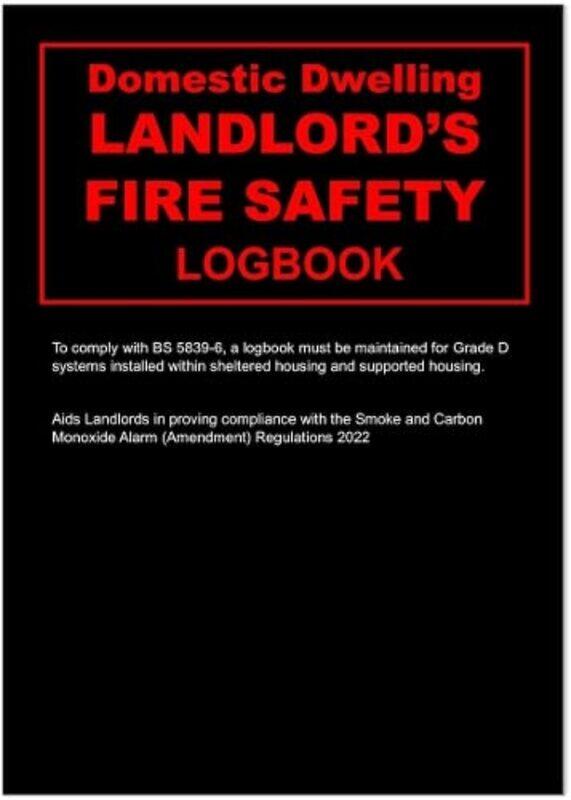 

Landlords Domestic Dwelling Fire Safety Logbook by Docs-Store-Paperback