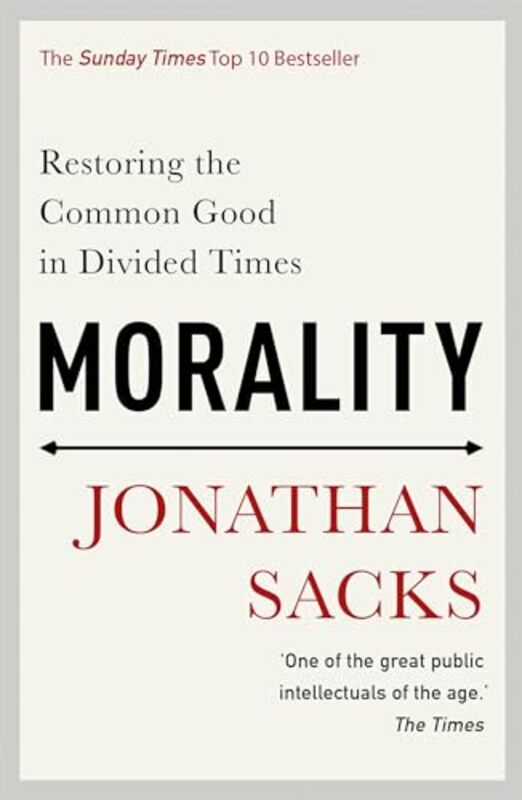 Morality by Jonathan Sacks-Paperback