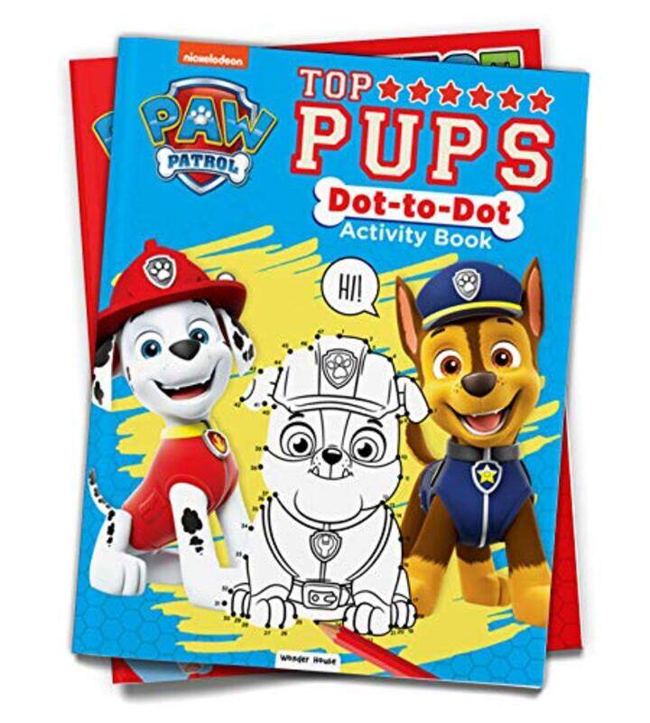 

Paw Patrol Top Pups Dot To Dot Activity Book by Wonder House Books-Paperback