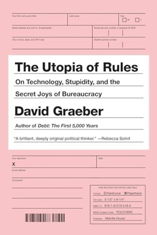 

The Utopia of Rules by Jonny Marx-Paperback