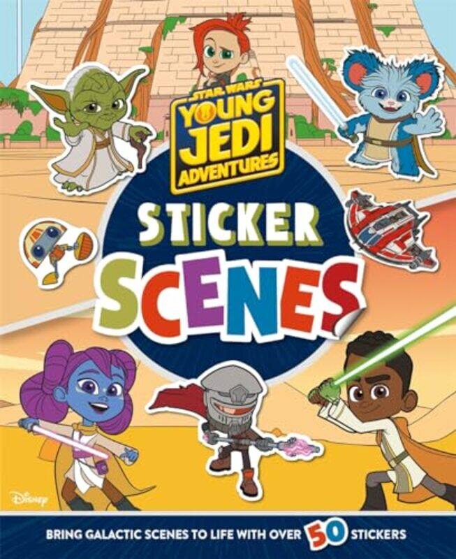 

Star Wars Jedi Adventures Sticker Scenes by Walt Disney-Paperback