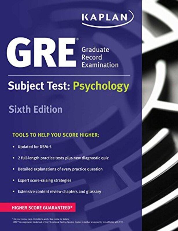 

GRE Subject Test: Psychology , Paperback by Kaplan Test Prep